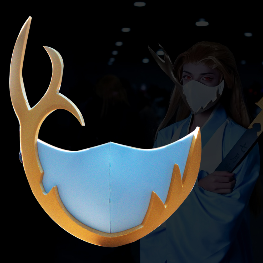 Chinese Anime Half Face Cosplay Mask
