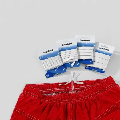 Fabric Yoga Band Elastic Hip Circle Fitness Resistance Band Set (4pcs)