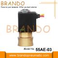 Sello FKM de la válvula solenoide de latón de operación directa de 1/8 &#39;&#39;