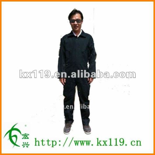 Wholesale Newest Siamesed Fire Fighting Clothing Flame Resistant Anti-flaming Navy Blue