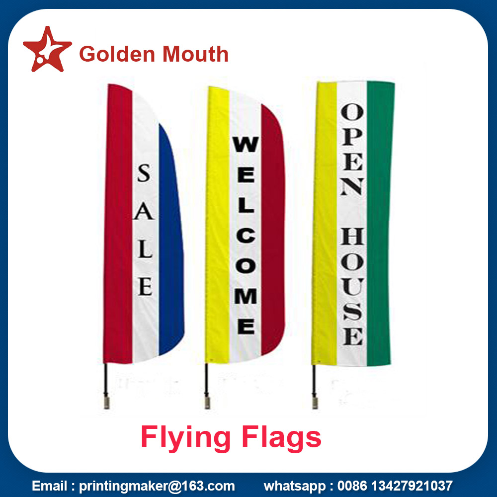 Custom Advertising Feather Sail Flags Banners