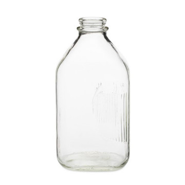 64 oz Clear Glass Milk Bottles