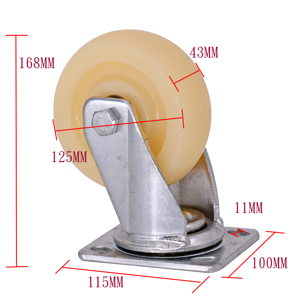  5 in swivel PP Caster