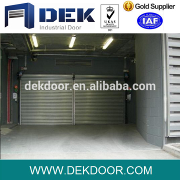 Automatic fire rated shutter door