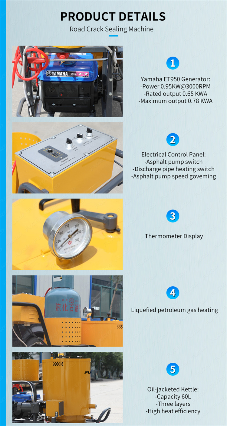 hand asphalt crack sealing machine