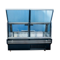 Square Shape Glass Deli And Meat Cabinet