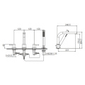 Seawave 4-hole rim Mount set set