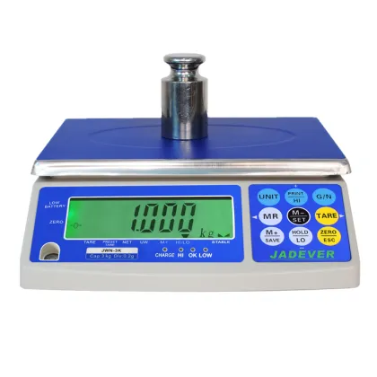 JADEVER High Quality Electronic Digital Weighing Scale - Three-Color Change