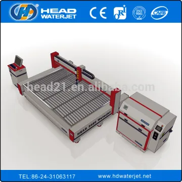 3000mm*2000mm cutting table and 380Mpa pump water jet High pressure metal shape processing cutting machine