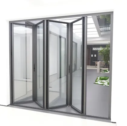 Aluminum Waterproof Bifold Villa Doors