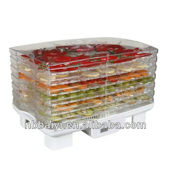 Square Food dehydrator with adjustable tray