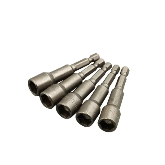 TOOLJOY Factory Supply: Comprehensive 8mm & 5/16\" Magnetic Nut Driver Set with Socket Adapter & Hex Drill Bit