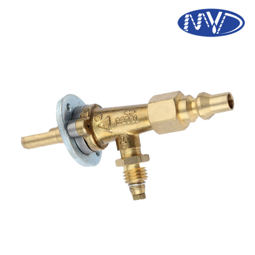 Brass Gas Valve with Multiple Ports