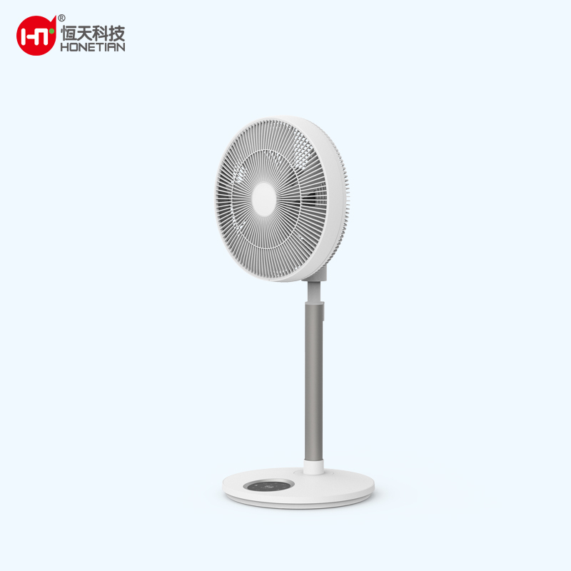 HONETIAN 24 speeds 4 modes 8 timer 3D oscillation 14 inch 7 blades DC circulator stand indoor custom colors plastics fan