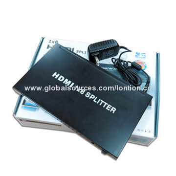 2014 New 1*8 HDMI Splitter, Supports 1080p