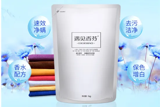 1KG Stand Up Pouch Laundry Powder Bag