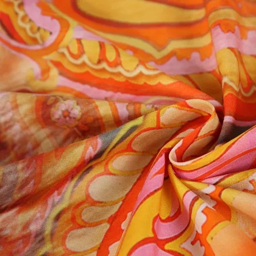 High Quality Custom Rayon Printed Fabric - 100% Viscose Rayon Fabric for Garments