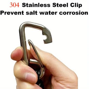 Bungee Cord Dock Line with Stainless Steel Clip