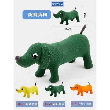 Animal Stools Lovely High Quality Fantastic Soft Dachshund Animal Stool Factory