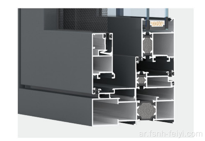 جوانب الألمنيوم لنوافذ الأبواب