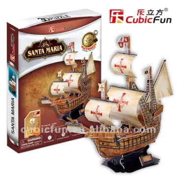 sailing boat model Santa Maria ancient jalor 3d puzzle