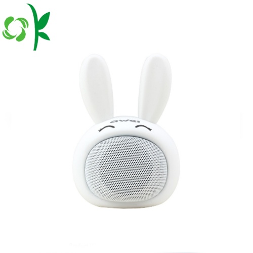 Kartun Rabbit Soft Speaker Kes Silikon Speaker Pelindung