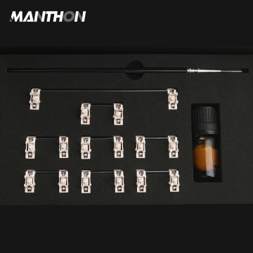 Milk White Steel Plate Stabilizer Mechanical Keyboard DIY Kits