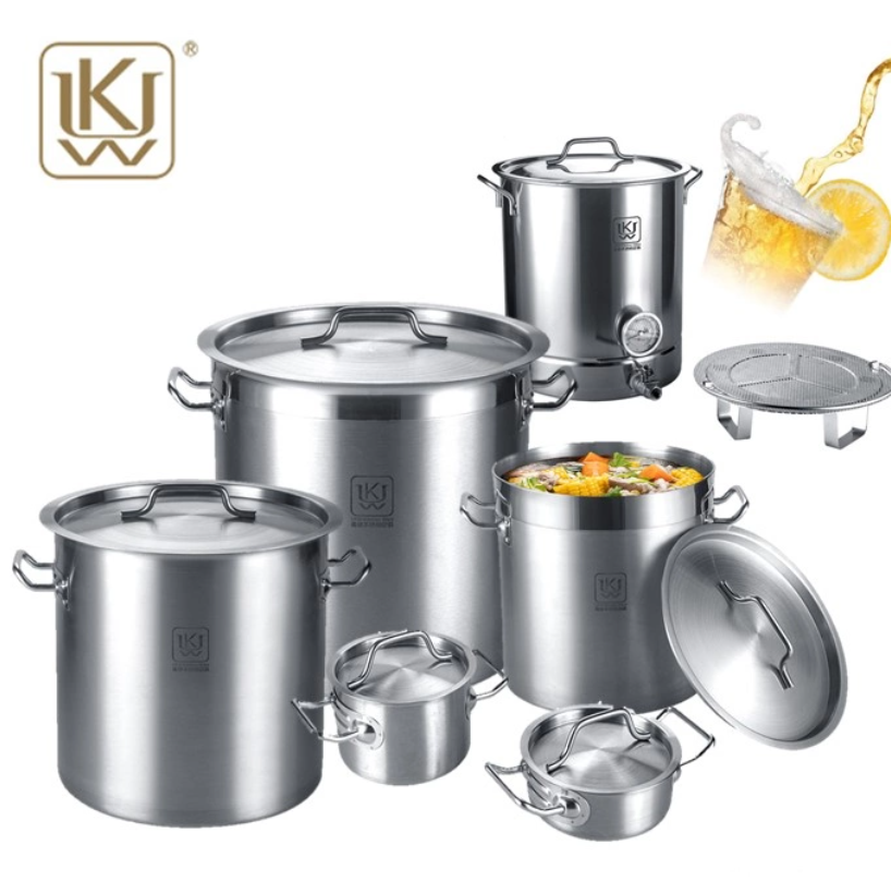 Multi specification stainless steel pot set