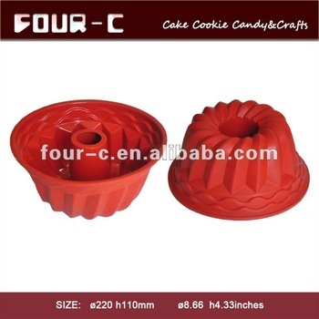 Flute tube Pan,silicone cake mold, silicone bakeware