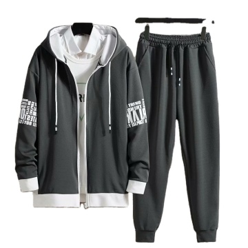 Herren -Langarm -Kapuzenpullover &amp; Hosen zweiteilige Set - neuer Design Modetrend