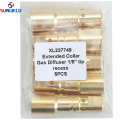 XL227749 বর্ধিত কলার গ্যাস ডিফিউজার 1/8''টিপ অবকাশ