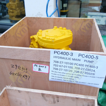 Excavator Hydraulic Main Pump Models 708-27-10100 702-67-01100 708-27-10120 708-2H-00450 708-2H-00460 PC400 PC400-3 PC400-5