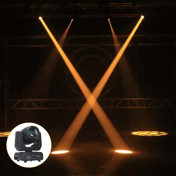 100W LED RGB DJ Stage Lighting - Rotating Moving Headlight for Parties