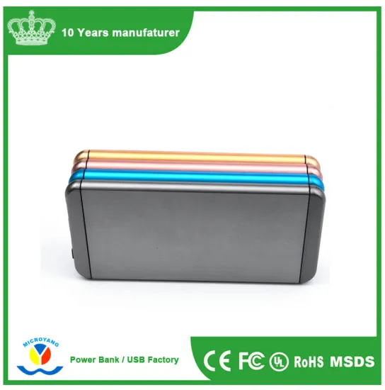 New Arrival Ultra Slim Metal Portable Micro USB Power Bank Battery Charger 4000mah