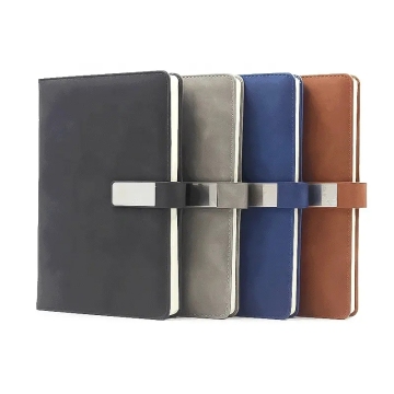 Popular Logo pu leather notebook
