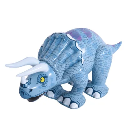 3-D Vivid Inflatable Triceratops Party decorations toys