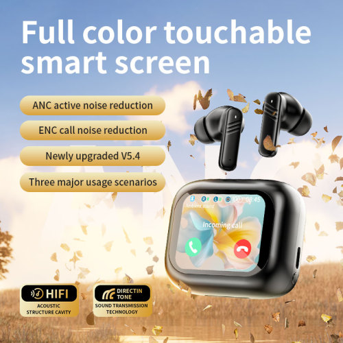 ANC Wireless Earphones Digital Display screen Earbuds
