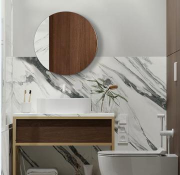 Modern Tunnel Mirror With Round Shape