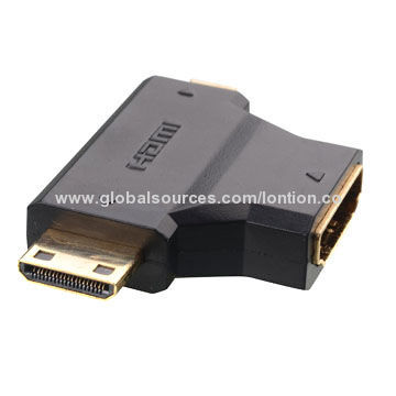 Universal 3-in-1 HDMI Adapter/Cable Converter with Plug-and-play Function, Easy to Carry