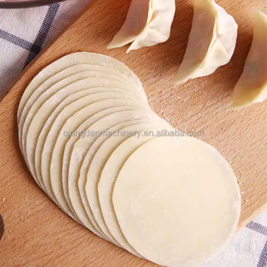 Fully Automatic Wonton Skin Cutting and Dumpling Wrapper Making Machine for Sale