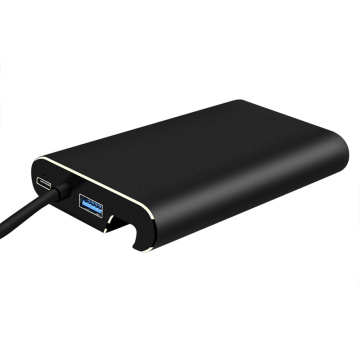 Ladda USB-C-hub 7-i-1-adapter med USB 3.0