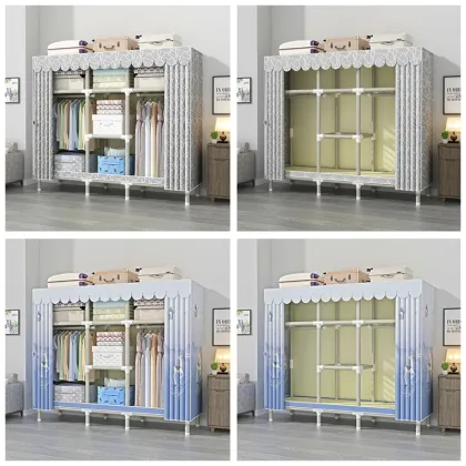 Simple Cloth Cabinet Closet Rental Room Customization