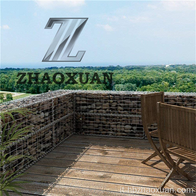 Gabion Gabions quadrato saldato Gabion per protezione da inondazioni