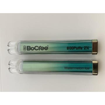 Benutzerdefinierte Etikett 600puff Vape Pen