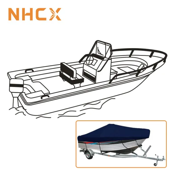 Custom Bat Style Console Boat Cover for Sale