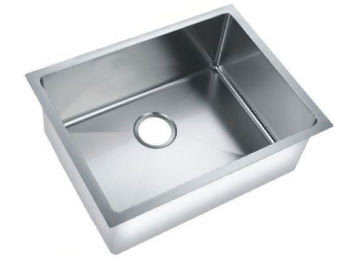 Small radius undermount kitchen stainless steel sink