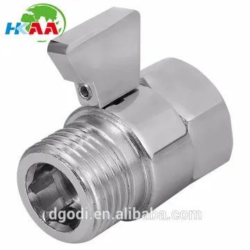Brass Flow Control Valve Water Pressure Reducing Controller Hand Sprayer Head Shut Off Switch For Shower Supply