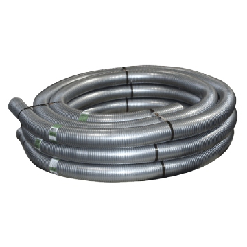 5 Inch Stainless Steel Flexible Exhaust Tubing, 10 Feet Long
