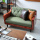 Leather Combination Living Room Armrest Sofa Set