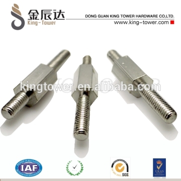 stainless steel hardened car parts custom standoff screws---lathe parts screws